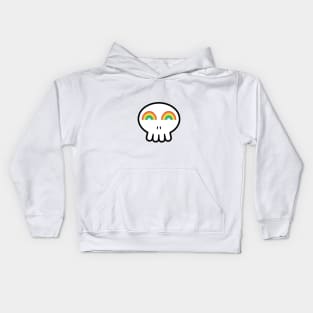 Halloween skull 4 Kids Hoodie